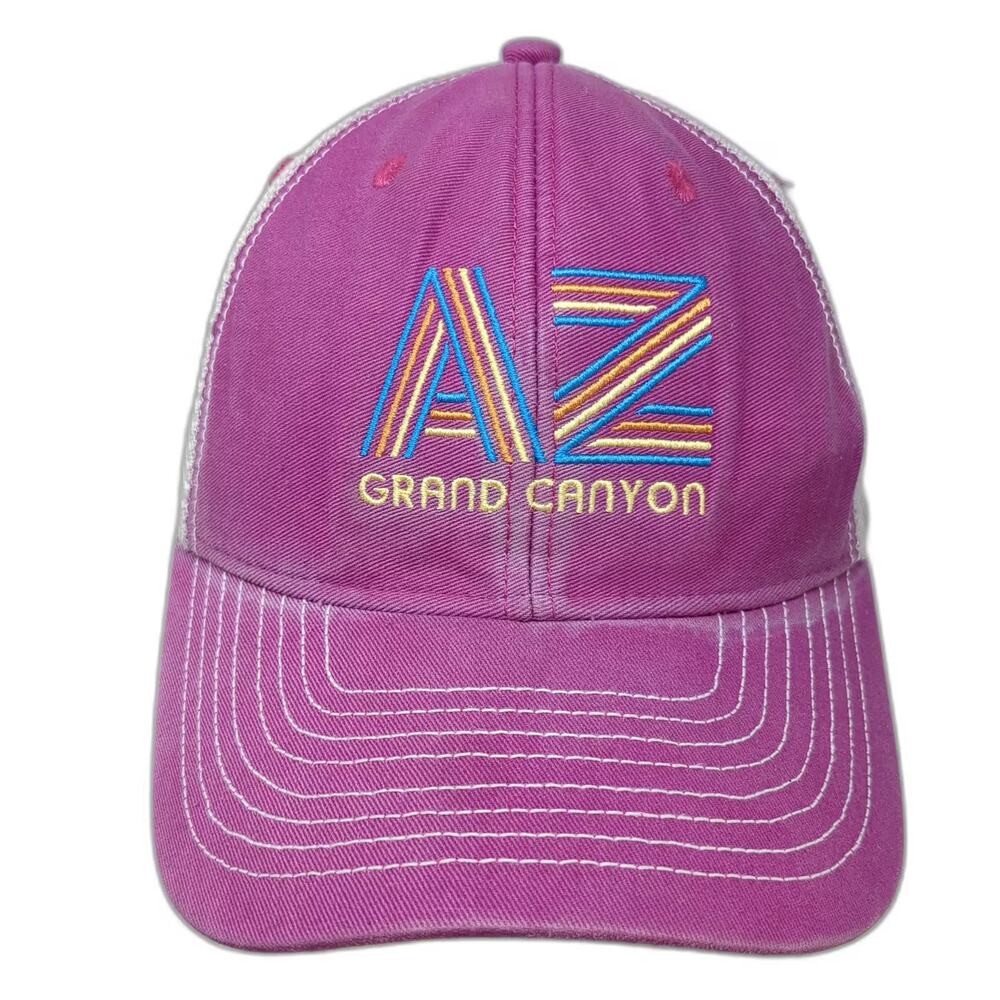 Ouray Grand Canyon AZ Pink White Trucker Hat OS Embroidered Arizona Adjustable